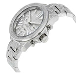  Shop Authentic Michael Kors Wren Chronograph Crystals Silver Dial Silver Steel Strap Watch For Women - MK6317 - Luxxuri