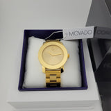  Shop Authentic Movado Bold Yellow Gold Dial Yellow Gold Steel Strap Watch For Women - 3600085 - Luxxuri