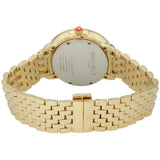Michele Serein Mother of Pearl Dial Gold Steel Strap Watch for Women - MWW21B000017