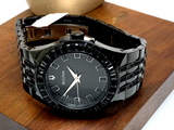  Shop Authentic Bulova Crystal Collection Phantom Black Dial Black Steel Strap Watch for Men - 98A240 - Luxxuri