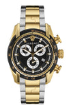  Shop Authentic Versace V-Ray Chronograph Black Dial Two Tone Steel Strap Watch For Men - VE2I00421 - Luxxuri