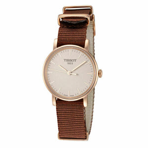  Shop Authentic Tissot Everytime Desire White Dial Maroon NATO Strap Watch for Women - T109.210.37.031.00 - Luxxuri