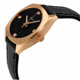  Shop Authentic Gucci GG2570 Quartz Black Dial Black Leather Strap Watch For Women - YA142509 - Luxxuri