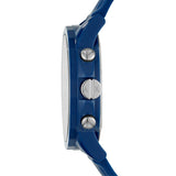  Shop Authentic Armani Exchange Outerbanks Chronograph Blue Dial Blue Silicone Strap Watch For Men - AX1327 - Luxxuri