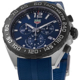  Shop Authentic Tag Heuer Formula 1 Chronograph Blue Dial Blue Rubber Strap Watch for Men - CAZ101AV.FT8077 - Luxxuri