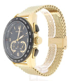  Shop Authentic Maserati Traguardo 45mm Quartz Gold Black Dial Watch For Men - R8873612010 - Luxxuri