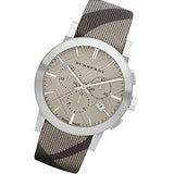  Shop Authentic Burberry The City Smoked Brown Dial Brown Leather Strap Watch for Men - BU9361 - Luxxuri