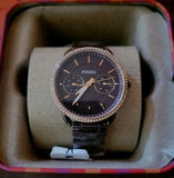  Shop Authentic Fossil Tailor Analog Brown Dial Brown Steel Strap Watch for Women - ES4258 - Luxxuri