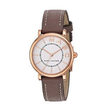  Shop Authentic Marc Jacobs Roxy White Dial Light Brown Leather Strap Watch for Women - MJ1538 - Luxxuri