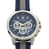  Shop Authentic Maserati Royale 44mm Stainless Steel Fiber Strap Watch For Men - R8871637001 - Luxxuri