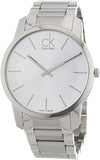  Shop Authentic Calvin Klein City Silver Dial Silver Steel Strap Watch for Men - K2G21126 - Luxxuri