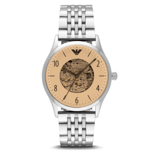  Shop Authentic Emporio Armani Meccanico Multicolor Dial Silver Steel Strap Watch For Men - AR1922 - Luxxuri