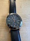  Shop Authentic Burberry The City Black Dial Black Leather Strap Watch for Men - BU9382 - Luxxuri