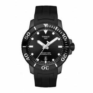  Shop Authentic Tissot Seastar 1000 Powermatic 80 Black Dial Black Rubber Strap Watch For Men - T120.407.37.051.00 - Luxxuri