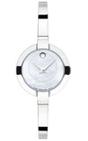  Shop Authentic Movado Bela Mother of Pearl Dial Silver Steel Strap Watch For Women - 0606616 - Luxxuri