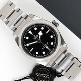  Shop Authentic Tudor Black Bay Automatic Black Dial Silver Steel Strap Watch for Men - M79540-0001 - Luxxuri