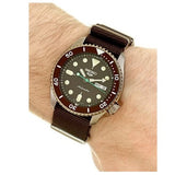  Shop Authentic Seiko 5 Sport Automatic Brown Dial Brown Nylon Strap Watch For Men - SRPD85K1 - Luxxuri