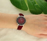 Shop Authentic Tissot Everytime Lady Burgundy Dial Burgundy Leather Strap Watch for Women - T143.210.17.331.00 - Luxxuri