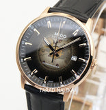  Shop Authentic Mido Commander Automatic Black Dial Black Leather Strap Watch For Men - M021.407.36.411.00 - Luxxuri