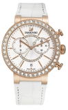  Shop Authentic Swarovski Citra Sphere Chrono White Dial White Leather Strap Watch for Women - 5080602 - Luxxuri