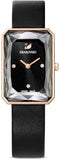  Shop Authentic Swarovski Uptown Black Dial Black Leather Strap Watch for Women - 5547710 - Luxxuri