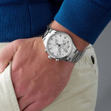  Shop Authentic Tissot Chrono XL Classic Silver Dial Silver Steel Strap Watch For Men - T116.617.11.037.00 - Luxxuri