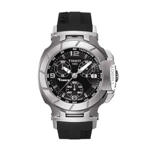  Shop Authentic Tissot T Race Chronograph Black Dial Black Rubber Strap Watch for Women - T048.217.17.057.00 - Luxxuri