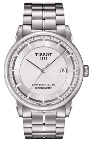  Shop Authentic Tissot Luxury Powermatic 80 Silver Dial Silver Steel Strap Watch For Men - T086.408.11.031.00 - Luxxuri