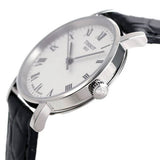  Shop Authentic Tissot Everytime Small White Dial Black Leather Strap Watch For Women - T109.210.16.033.00 - Luxxuri