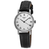  Shop Authentic Tissot Everytime Small White Dial Black Leather Strap Watch For Women - T109.210.16.033.00 - Luxxuri