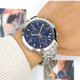  Shop Authentic Tissot PRC 200 Chronograph Quartz Blue Dial Silver Steel Strap Watch For Men - T114.417.11.047.00 - Luxxuri