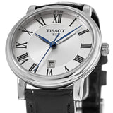  Shop Authentic Tissot Carson Premium Lady Silver Dial Black Leather Strap Watch For Women - T122.210.16.033.00 - Luxxuri