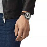  Shop Authentic Tissot T Sport PRS 516 Chronograph Silver Dial Brown Leather Strap Watch for Men - T131.617.16.032.00 - Luxxuri