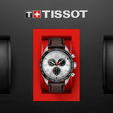  Shop Authentic Tissot T Sport PRS 516 Chronograph Silver Dial Brown Leather Strap Watch for Men - T131.617.16.032.00 - Luxxuri