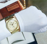  Shop Authentic Tissot PRX Powermatic 80 Gold Dial Gold Steel Strap Watch for Men - T137.407.33.021.00 - Luxxuri