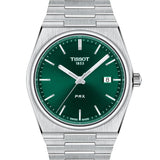  Shop Authentic Tissot PRX Green Dial Silver Steel Strap Watch For Men - T137.410.11.091.00 - Luxxuri