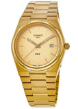  Shop Authentic Tissot PRX Champagne Yellow Gold Dial Gold Steel Strap Watch for Men - T137.410.33.021.00 - Luxxuri