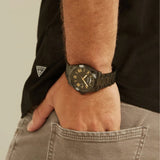  Shop Authentic Guess Connoisseur Black Dial Black Steel Strap Watch for Men - GW0265G4 - Luxxuri
