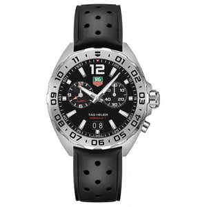  Shop Authentic Tag Heuer Formula 1 Alarm Quartz Black Dial Black Rubber Strap Watch for Men -  WAZ111A.FT8023 - Luxxuri