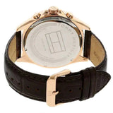  Shop Authentic Tommy Hilfiger Luke Quartz White Dial Brown Leather Strap Watch for Men - 1791118 - Luxxuri