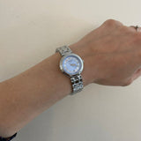  Shop Authentic Tissot Bellissima Small Lady Light Blue Dial Silver Steel Strap Watch for Women - T126.010.11.133.00 - Luxxuri