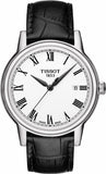  Shop Authentic Tissot T Classic Carson White Dial Black Leather Strap Watch for Men - T085.410.16.013.00 - Luxxuri