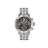  Shop Authentic Tissot PRS 200 Grey Dial Chronograph Grey Dial Silver Steel Strap Watch For Men - T067.417.11.051.00 - Luxxuri