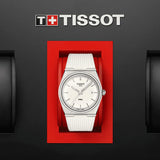  Shop Authentic Tissot PRX 40 White Dial White Rubber Strap Watch For Men -  T137.410.17.011.00 - Luxxuri