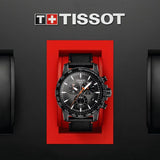  Shop Authentic Tissot Supersport Chrono Grey Dial Black Nylon Strap Watch For Men - T125.617.36.081.00 - Luxxuri