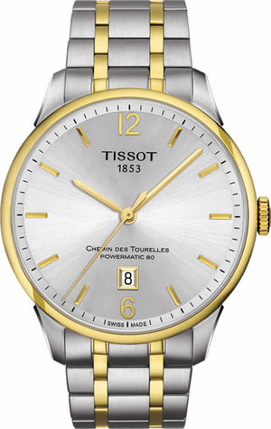  Shop Authentic Tissot Chemin Des Tourelles Powermatic 80 Lady Silver Dial Two Tone Steel Strap Watch For Women - T099.207.22.037.00 - Luxxuri