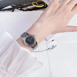  Shop Authentic Tissot Carson Automatic Black Dial Silver Steel Strap Watch For Women - T085.207.11.051.00 - Luxxuri