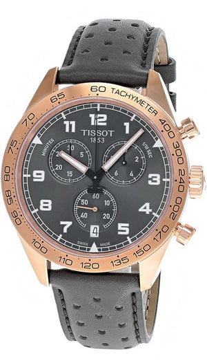  Shop Authentic Tissot T Sport PRS 516 Chronograph Grey Dial Grey Leather Strap Watch for Men - T131.617.36.082.00 - Luxxuri