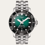  Shop Authentic Tissot Seastar 1000 Powermatic 80 Green Dial Silver Steel Strap Watch For Men - T120.407.11.091.01 - Luxxuri