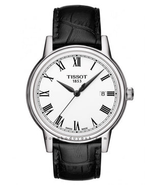  Shop Authentic Tissot T Classic Carson White Dial Black Leather Strap Watch for Men - T085.410.16.013.00 - Luxxuri